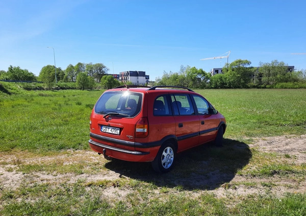 Opel Zafira cena 5700 przebieg: 298500, rok produkcji 2001 z Osieczna małe 46